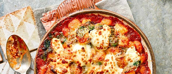 Tomato, spinach and mascarpone gnocchi