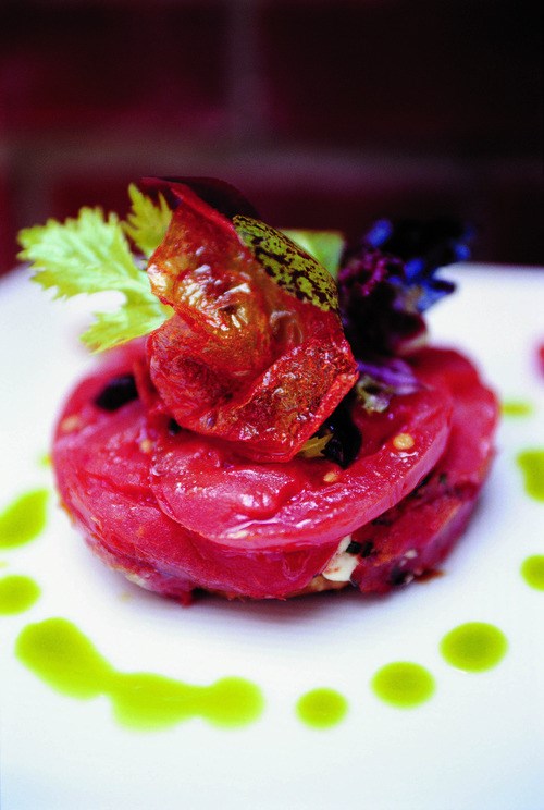 Tomato tart tatin