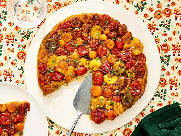 Tomato tarte Tatin