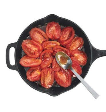 Tomato tarte Tatin