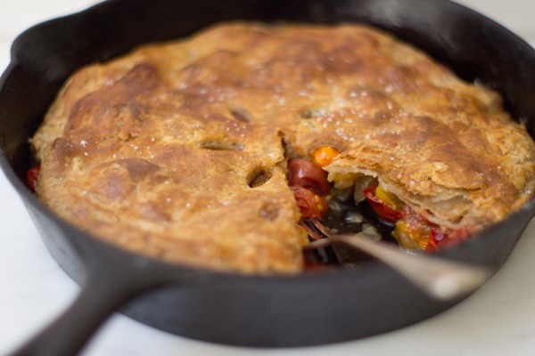 Tomato tarte Tatin
