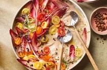 Tomato tonnato salad