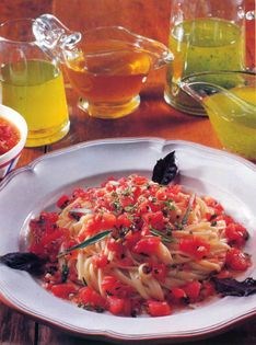 Tomato vinaigrette