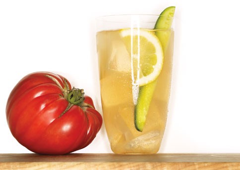 Tomato-water Bloody Mary