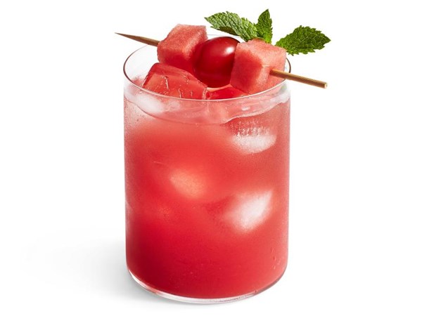 Tomato-watermelon cocktail