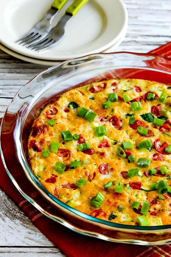 Tomato zucchini pie