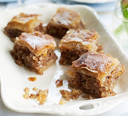 Tonia's rose baklava