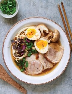 Tonkotsu ramen with braised pork