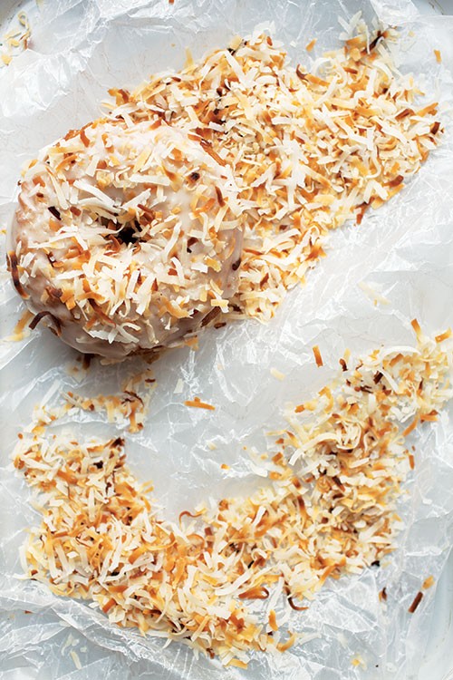 Top Pot triple coconut donuts