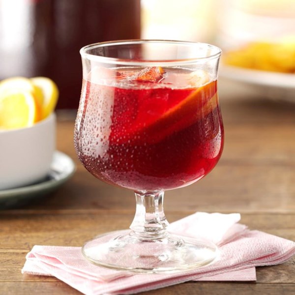 Topsy-turvy sangria