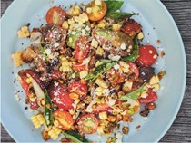 Torn croutons
