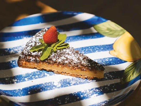 Torta Caprese al limone