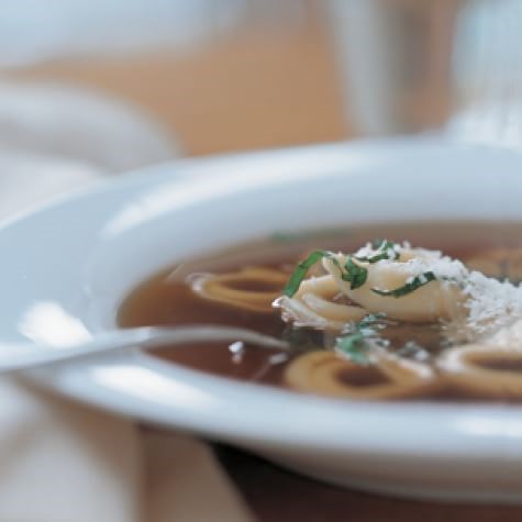 Tortellini in broth