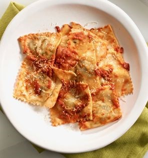 Tortelloni filled with Swiss chard (Tortelloni di biete)
