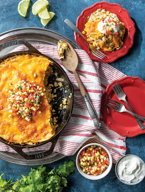 Tortilla chicken pie