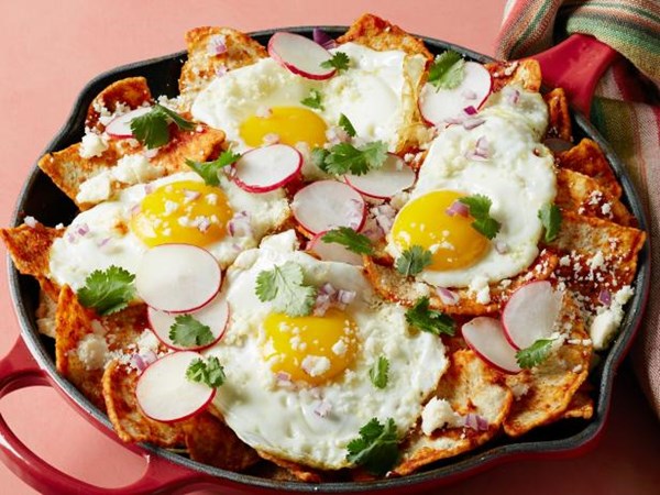 Tortilla chip chilaquiles 