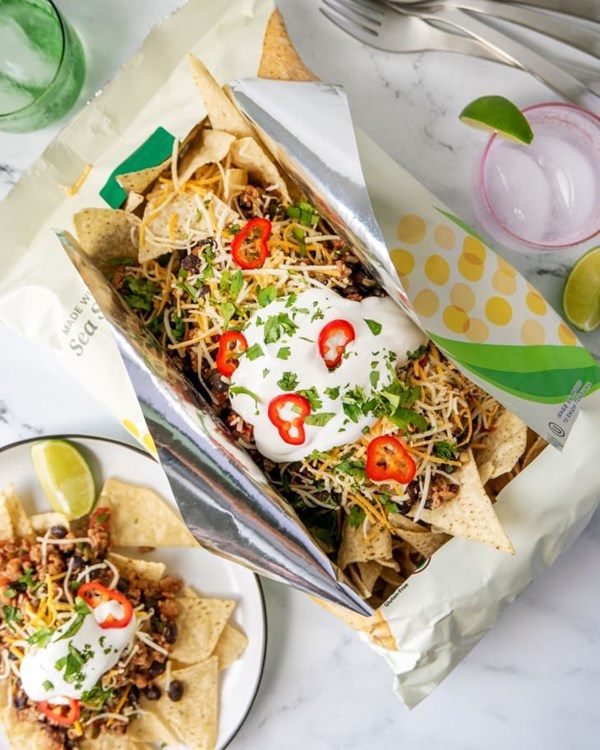 Tortilla chip chili pie