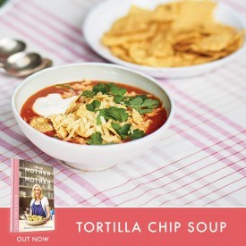 Tortilla chip soup [Angela Griffin]
