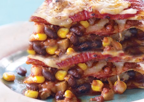 Tortilla lasagna