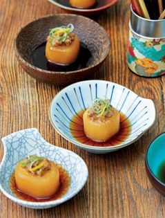 Toshiro's daikon nimono niku: miso flavour