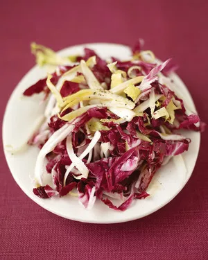 Tossed radicchio and endive