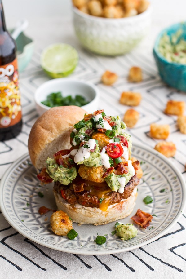 Totchos supreme burgers