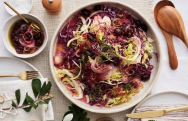 Tracey Pattison's coleslaw with pickled pepperberry cherries