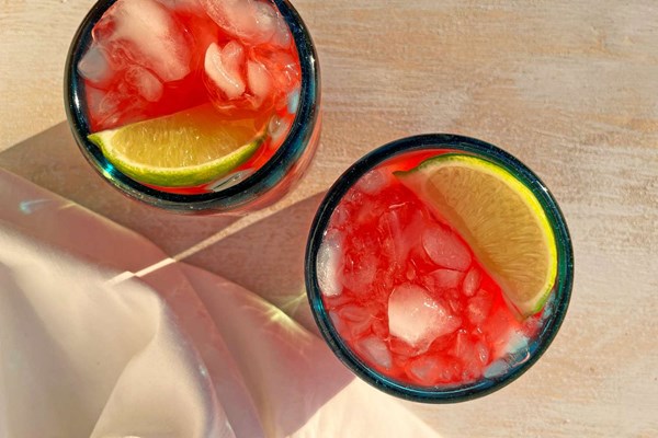 Trader Joe's cranberry ginger sparkler