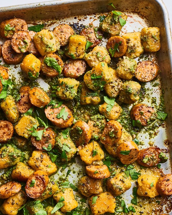 Trader Joe's crispy sweet potato gnocchi