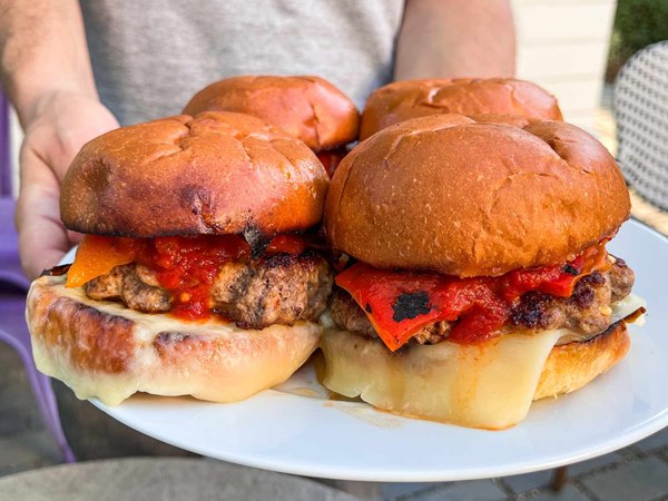 Trader Joe's Italiano burger
