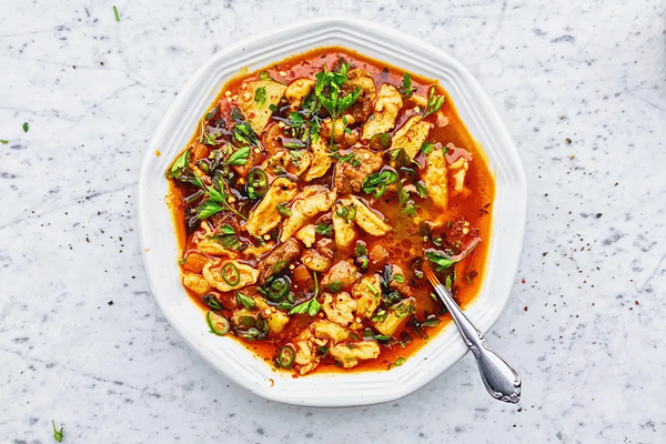 Traditional beef goulash
