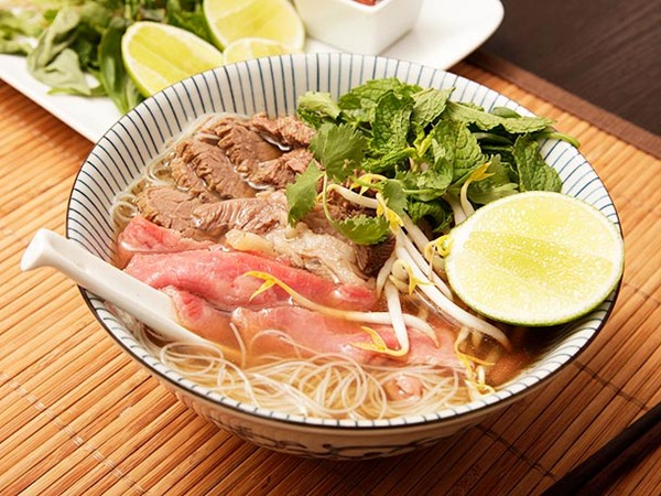 Traditional beef pho