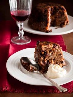 Traditional Christmas pudding