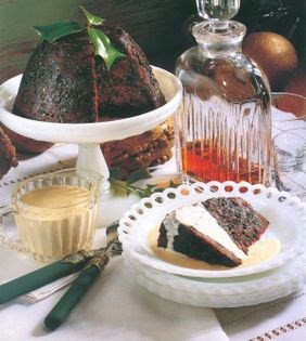 Traditional Christmas pudding