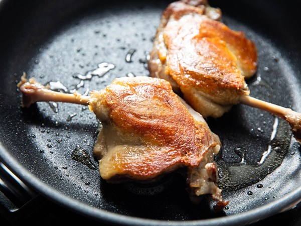 Traditional duck confit