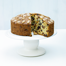 Traditional Dundee cake