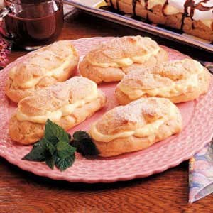 Traditional eclairs