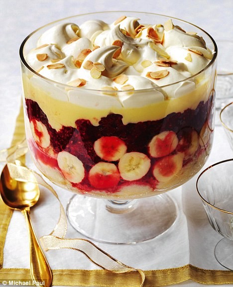 Traditional English trifle
