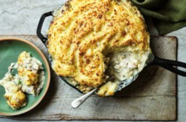 Traditional fish pie