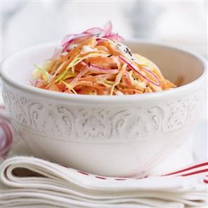 Traditional holiday coleslaw