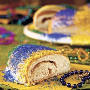 Traditional king cake