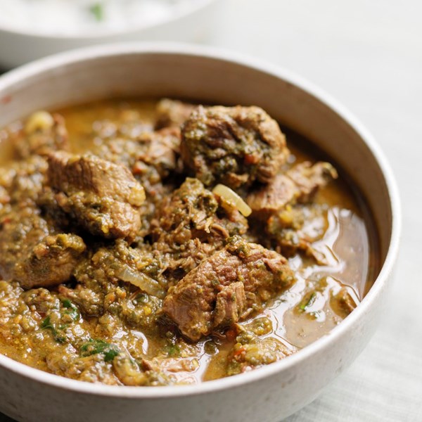 Traditional lamb saag
