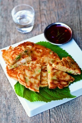 Traditional rice pancakes (Pajeon)
