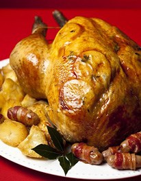 Traditional roast turkey