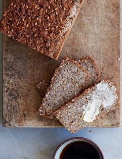 Traditional rye bread (Rugbrød)