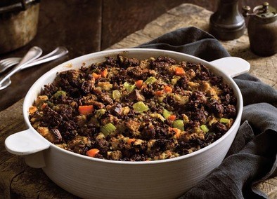 Traditional sausage stuffing