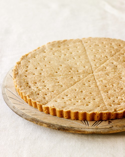 Traditional shortbread wedges
