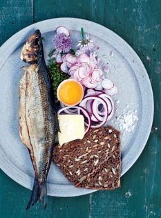 Traditional smoked herring (Røget sild)