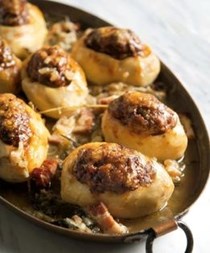 Traditional stuffed potatoes