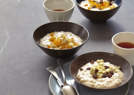Traditional tapioca pudding with a holiday twist